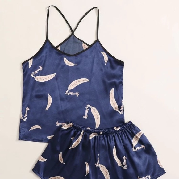 Cute New Satin Cami PJs Set - Picture 3 of 6